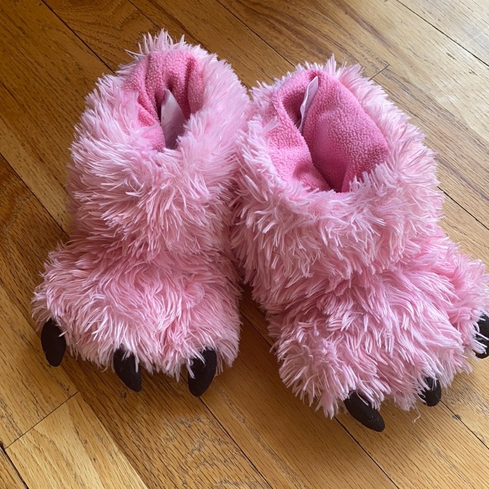 Girls monster slippers